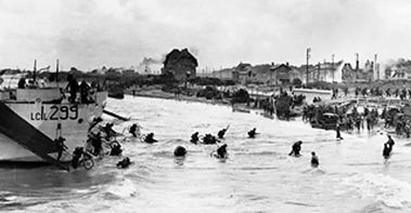 0735 Canadian Troops Land At Juno Beach