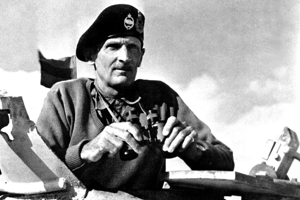 British Field Marshal Bernard Montgomery