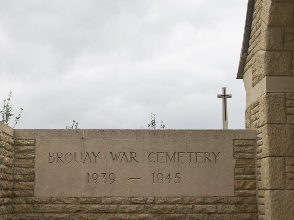 Brouay War Cemetery Sign