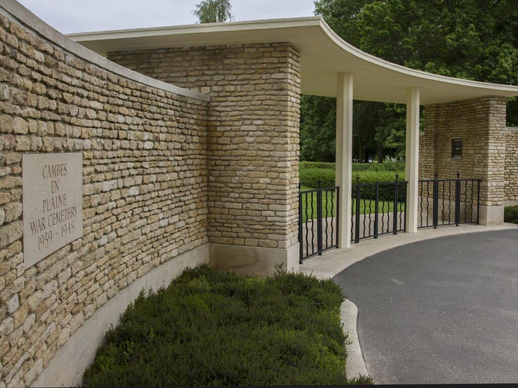 Cambes-en-Plaine War Cemetery Gates