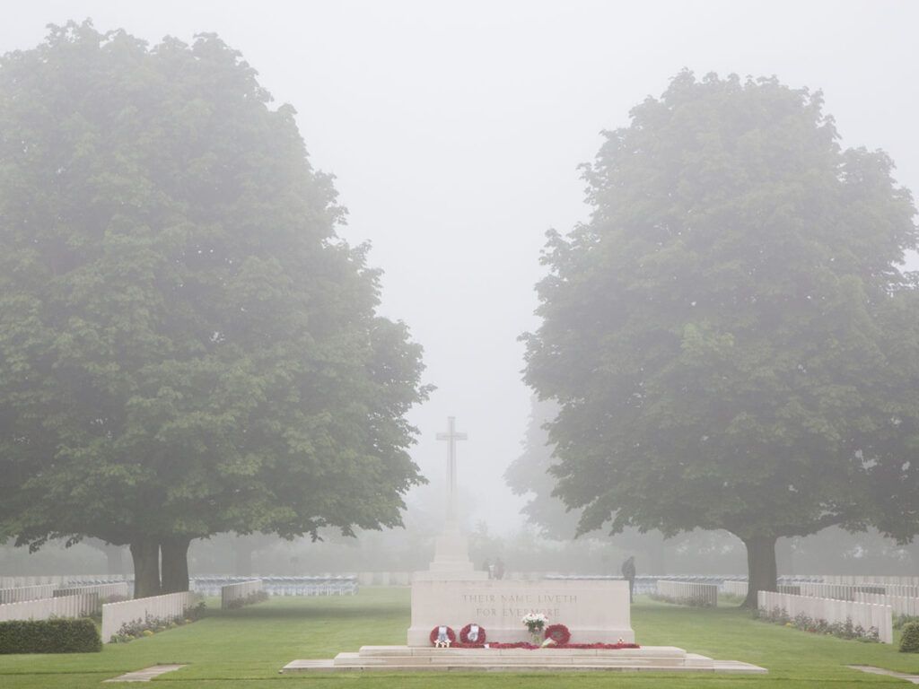 Fog Settling At The Bayeux War Cemetery