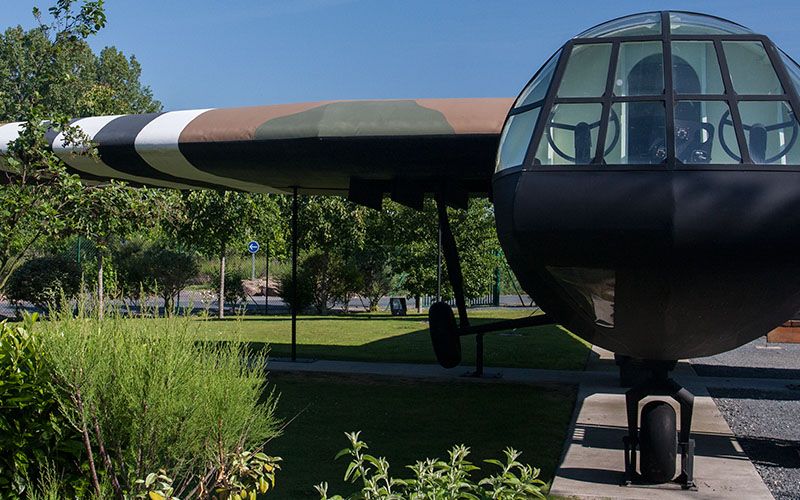 Full Size Horsa Replica At The Pegasus Bridge Museum
