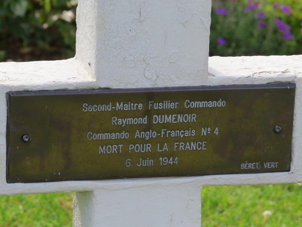 Headstone At Hermanville War Cemetery