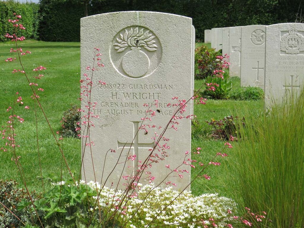Headstone At St. Charles De Percy War Cemetery