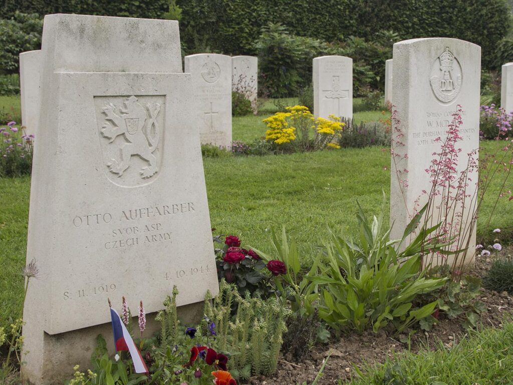 Headstones At Jerusalem War Cemetery