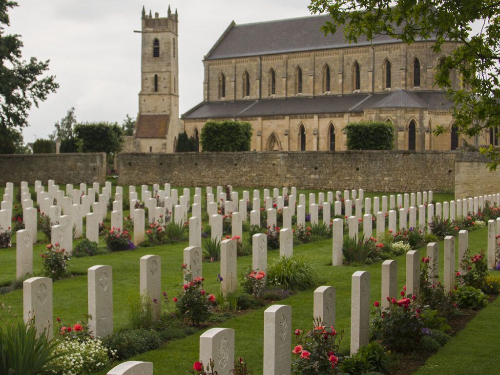 Headstones At Ranville War Cemetery