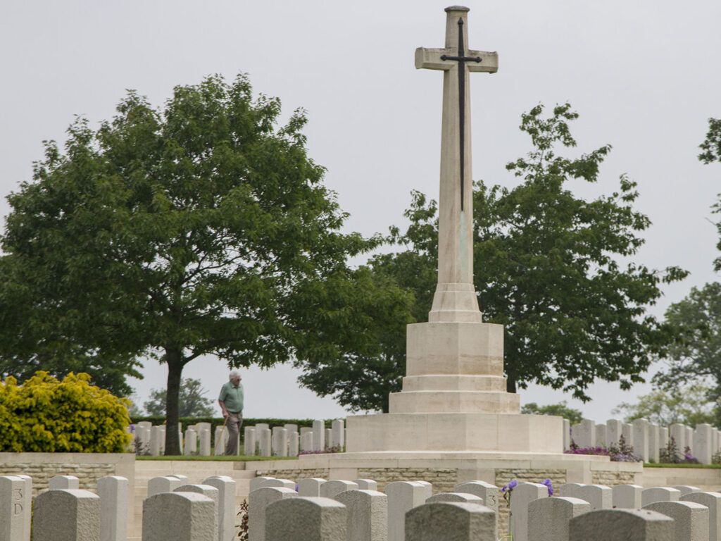Hottot-les-Bagues War Cemetery Memorial
