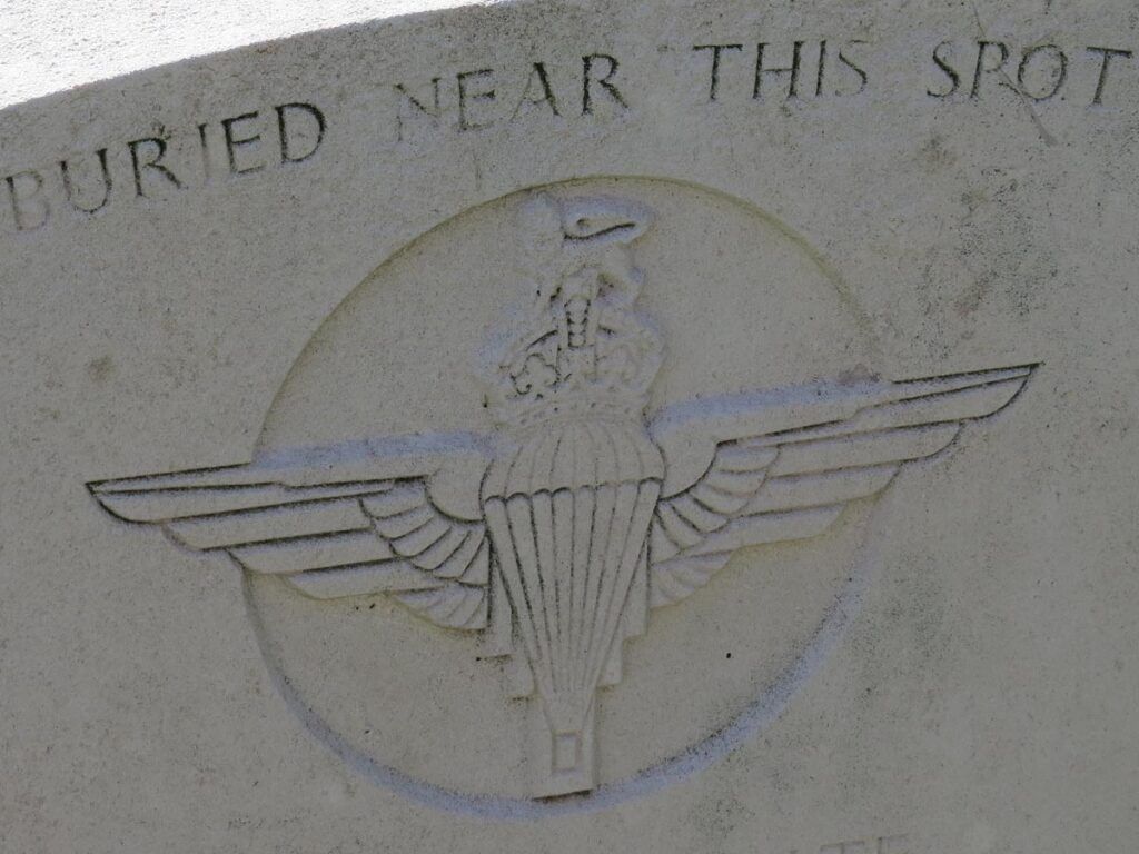 Insignia at La Délivrande War Cemetery