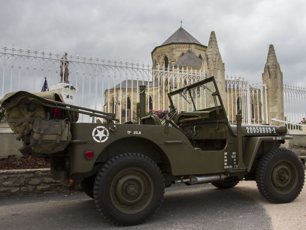 Jeep At Ranville War Cemetery