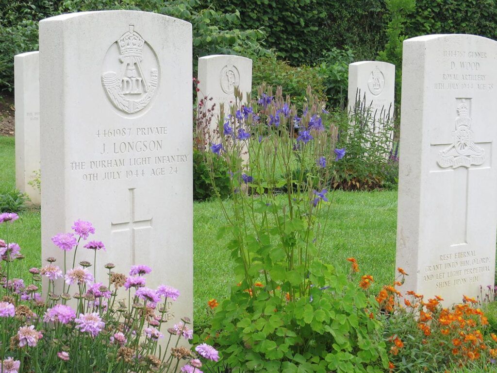 Jerusalem War Cemetery Headstones
