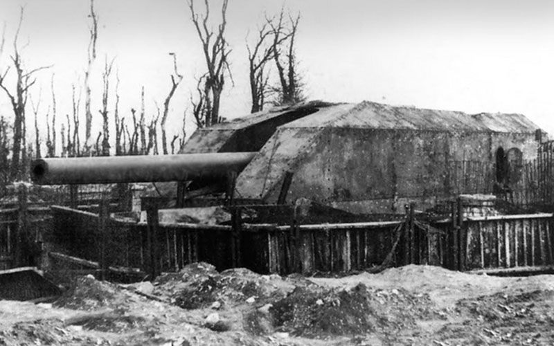 Taken From A First World War Battleship This 380mm Gun Turret Was Installed At A Battery Near Le Havre