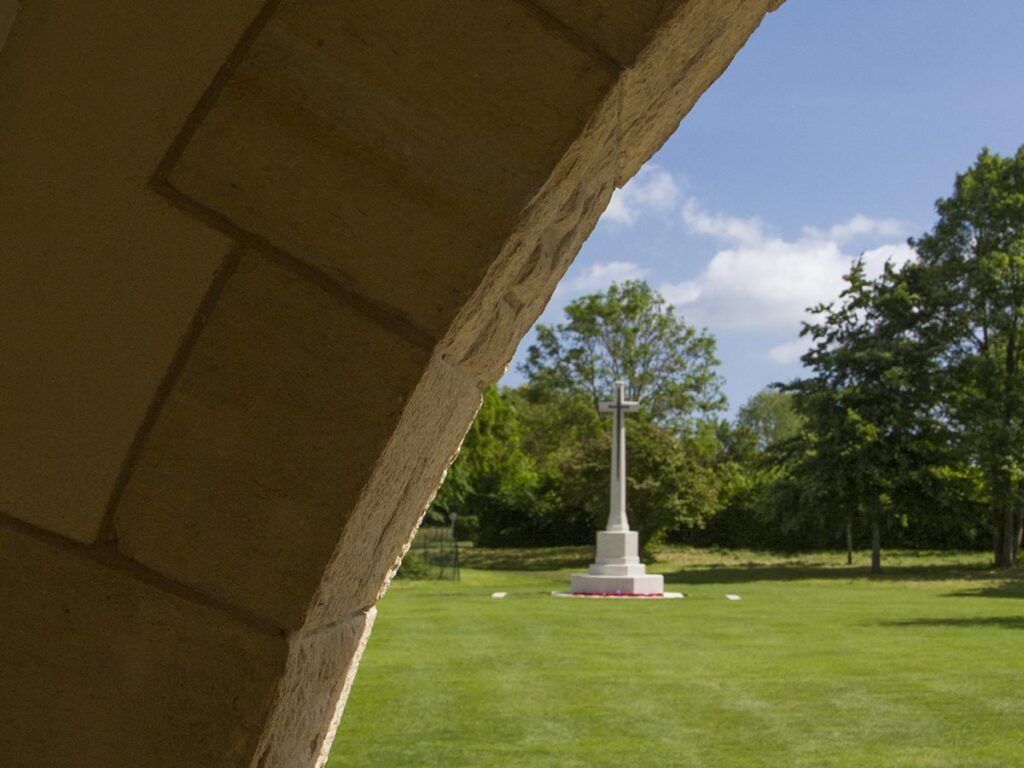 View Of Hermanville War Cemetery From Entrance