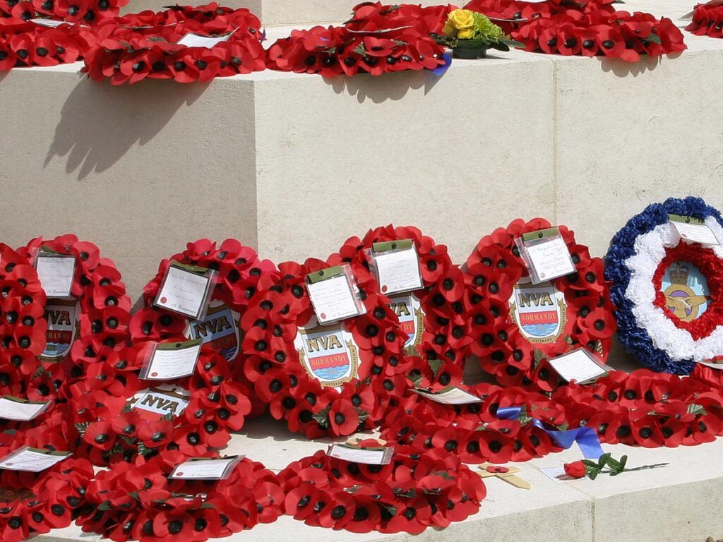 Wreaths Places At The Bayeux War Cemetery