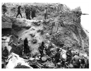 Men Of 2nd Rangers Atop Pointe Du Hoc Small
